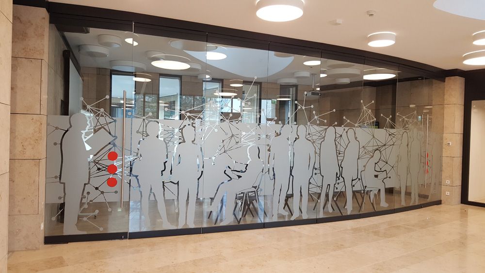 Glasdecorfolie